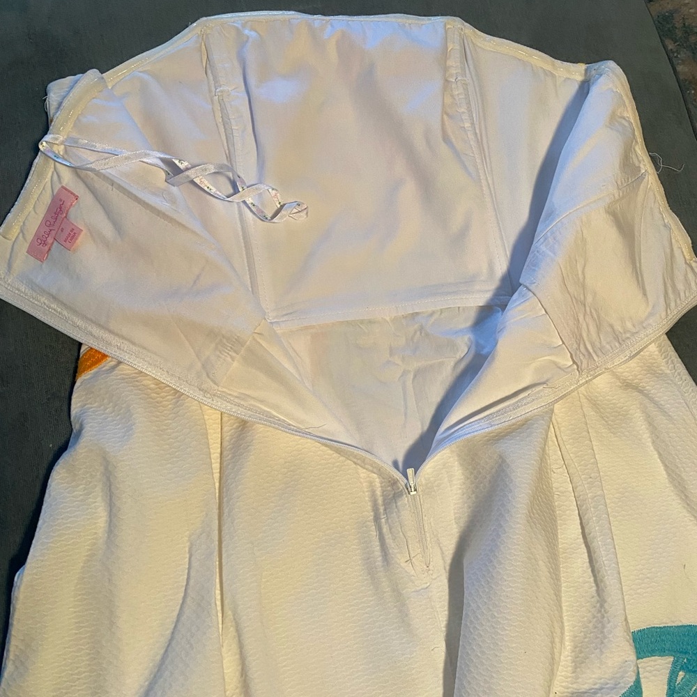 Lilly Pulitzer White Ribbon Detail Garment - Picture 4 of 4